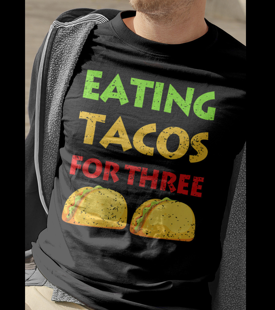 Moms Of Twins Eating Tacos For Three Mexi T-Shirt
