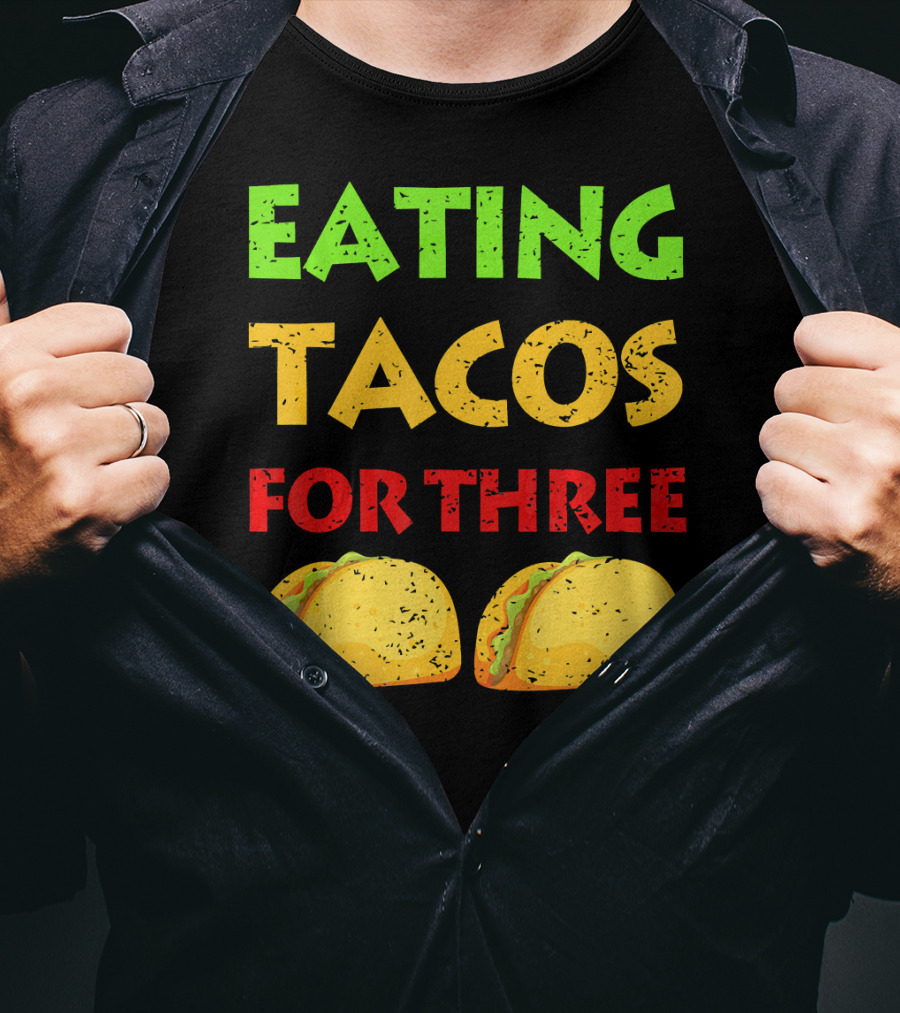 Moms Of Twins Eating Tacos For Three Mexi T-Shirt