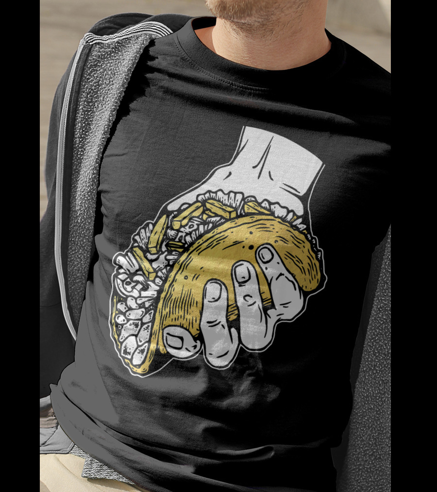 Taco Hand Holding Classic Street Food T-Shirt