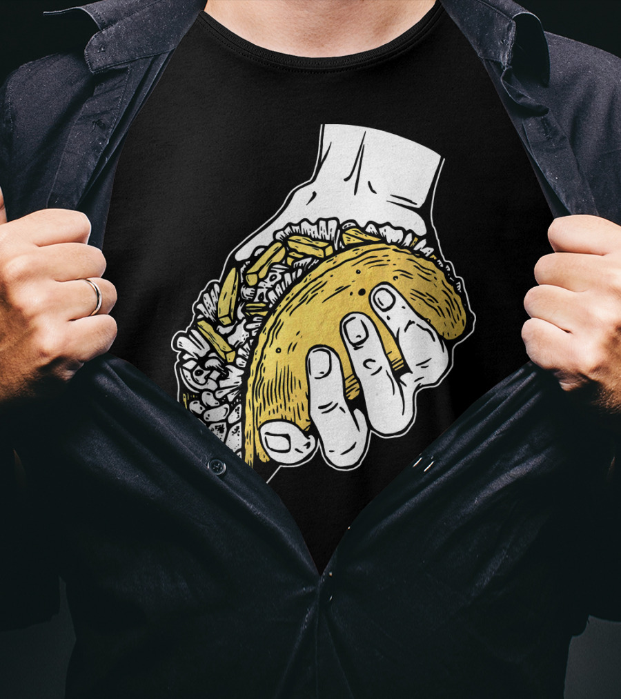 Taco Hand Holding Classic Street Food T-Shirt