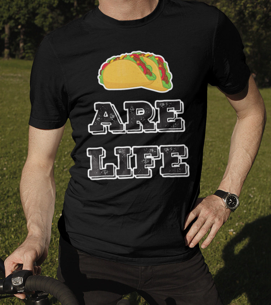 Tacos Are Life Trendy Food Emoji T-Shirt