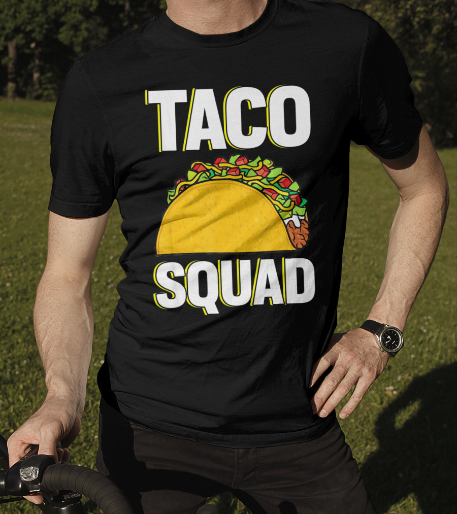 Taco Squad Funny Food Lover Team T-Shirt
