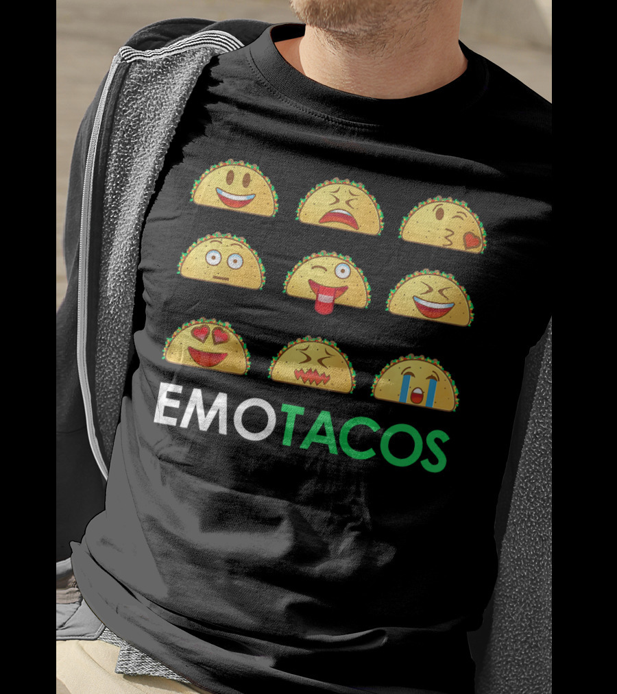 EmoTacos Nine Taco Emoji Expressions T-Shirt