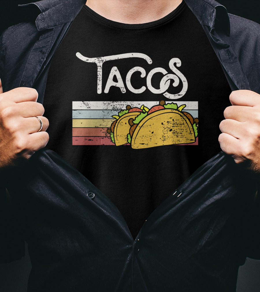 Tacos Love Vintage Taco Lover T-Shirt
