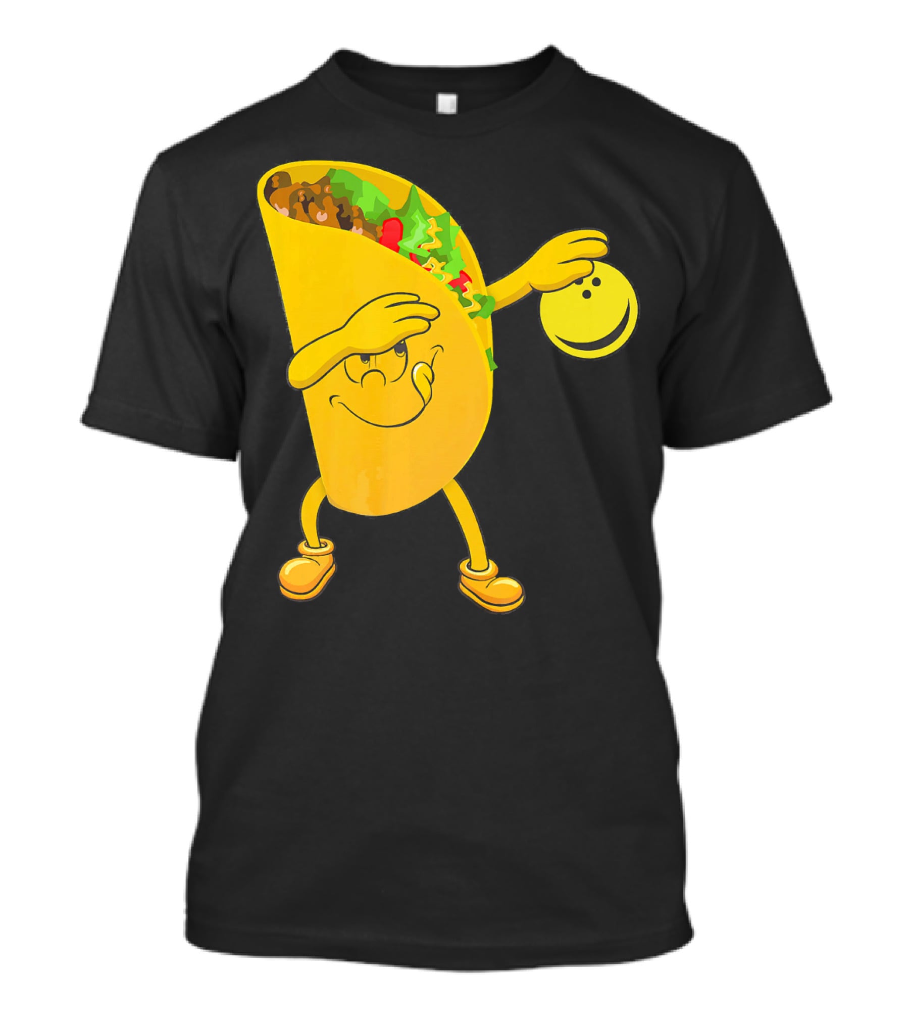 Dabbing Tacos Dab Bowling Happy Bowling Taco T-Shirt