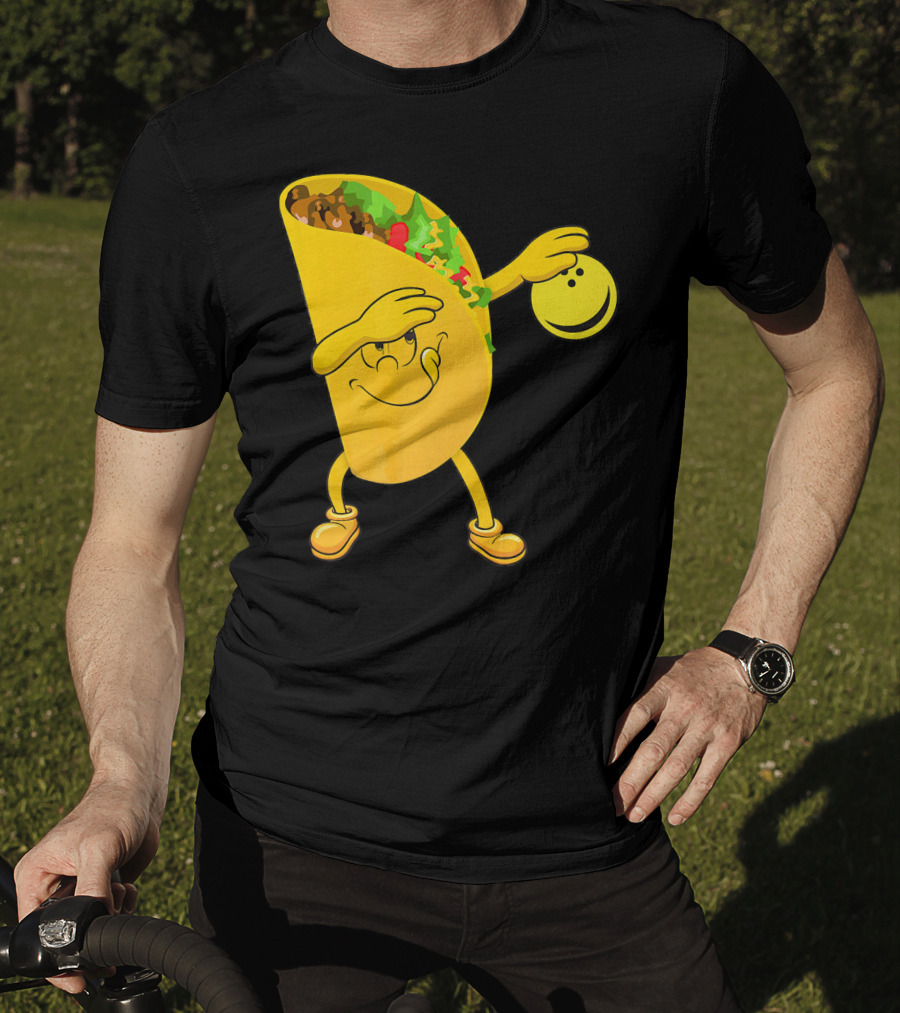 Dabbing Tacos Dab Bowling Happy Bowling Taco T-Shirt