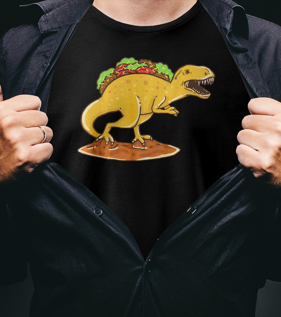 Tyrannosaurus Rex Taco Dinosaur T-Shirt