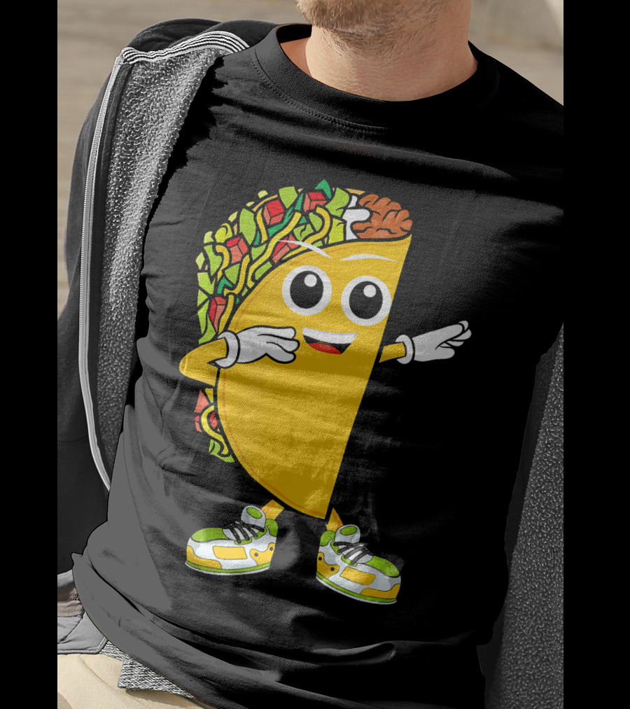 Dabbing Taco Dance Fun Celebrate Fiesta T-Shirt