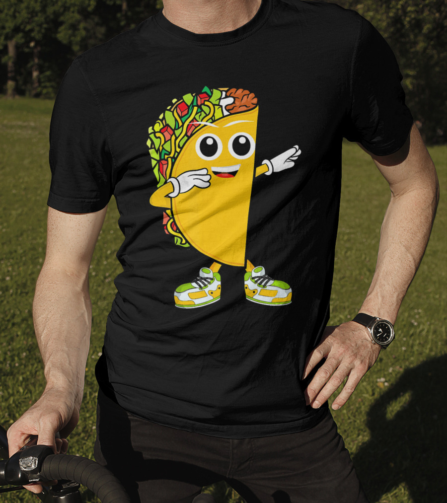 Dabbing Taco Dance Fun Celebrate Fiesta T-Shirt