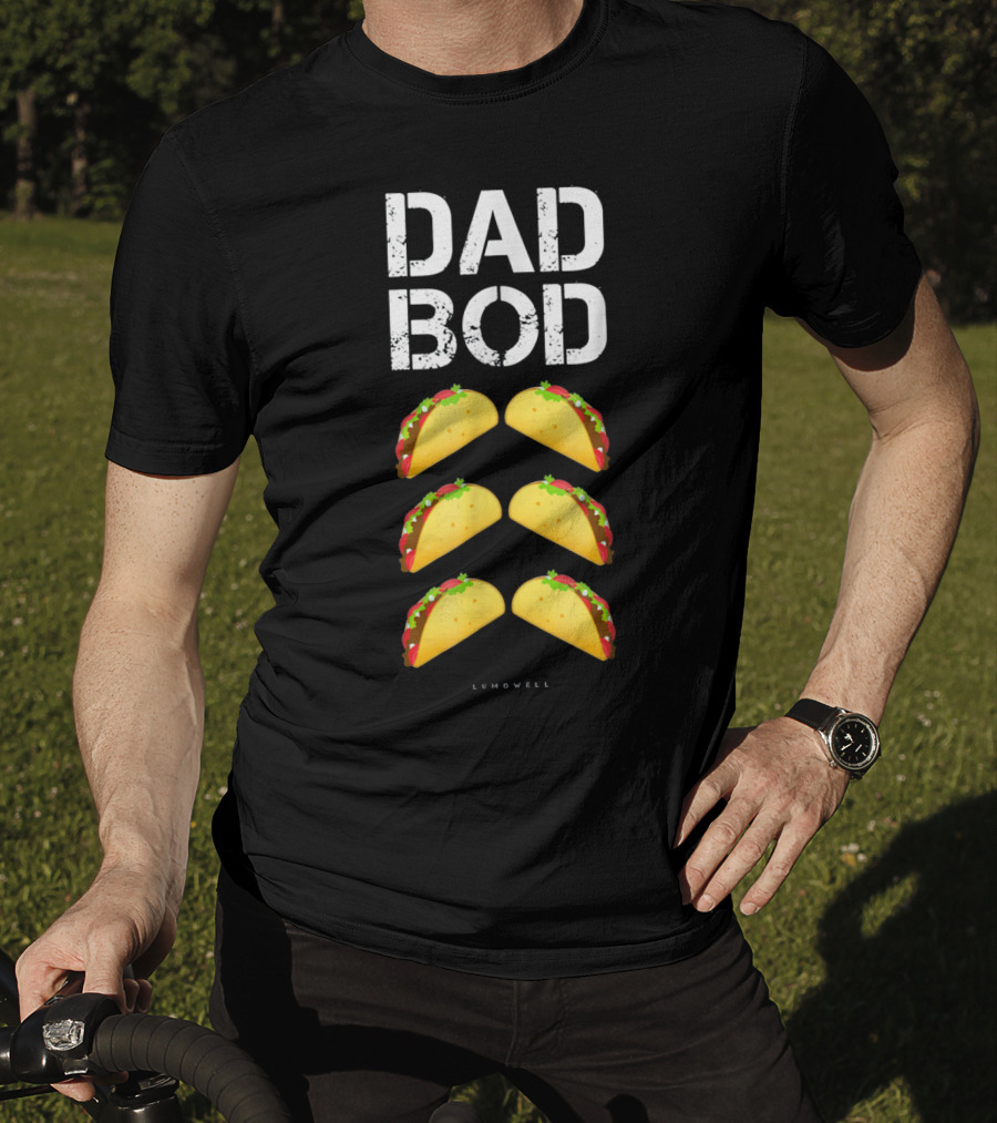 Dad Bod Taco Six Pack Funny Mens Lumowell T-Shirt