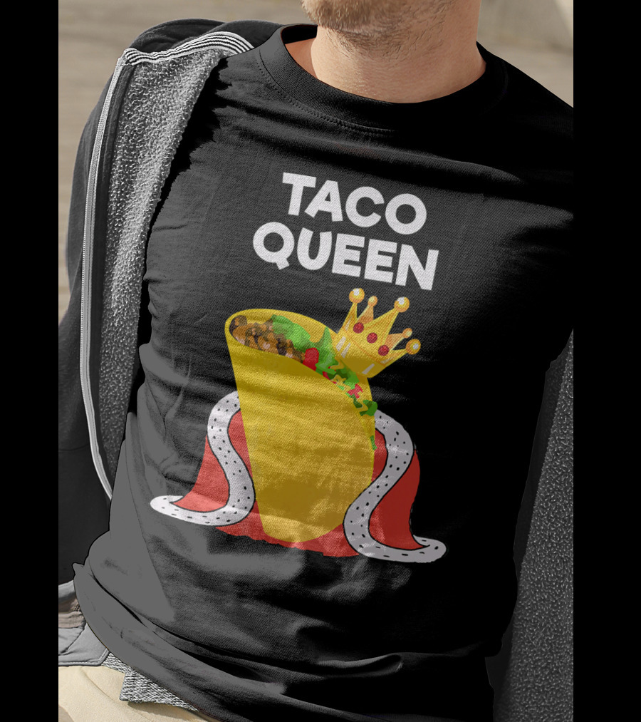 Taco Queen Royal Crowned Taco Tuesday T-Shirt