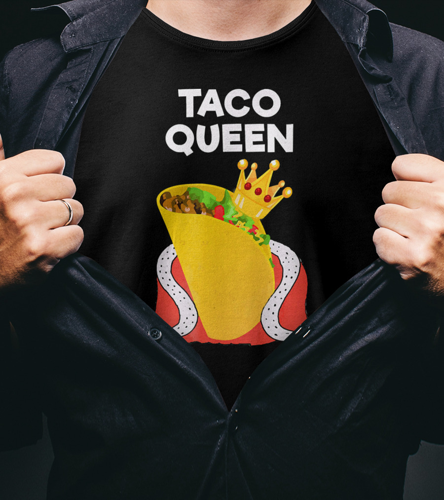 Taco Queen Royal Crowned Taco Tuesday T-Shirt