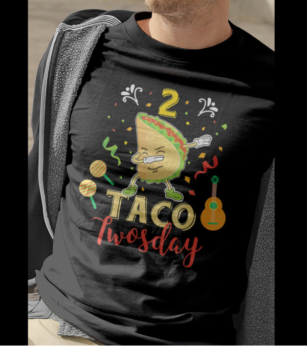 2 Taco Twosday Dabbing Dab Two Yea T-Shirt