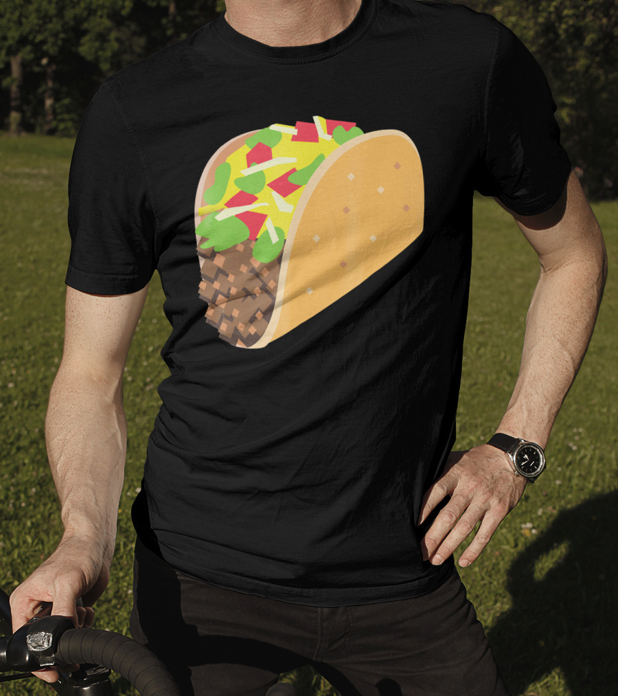 I Love Tacos Emoji Mexican Taco T-Shirt