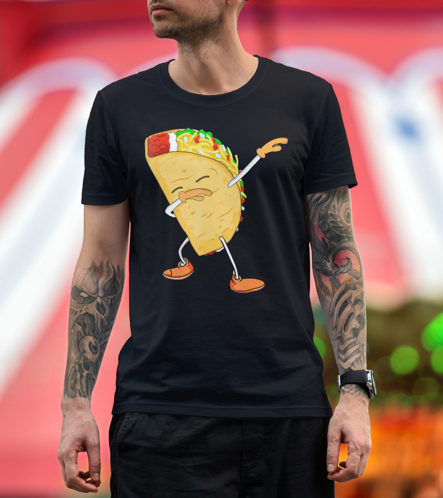 Dabbing Taco Mexican Food Lover Dance Fiesta T-Shirt