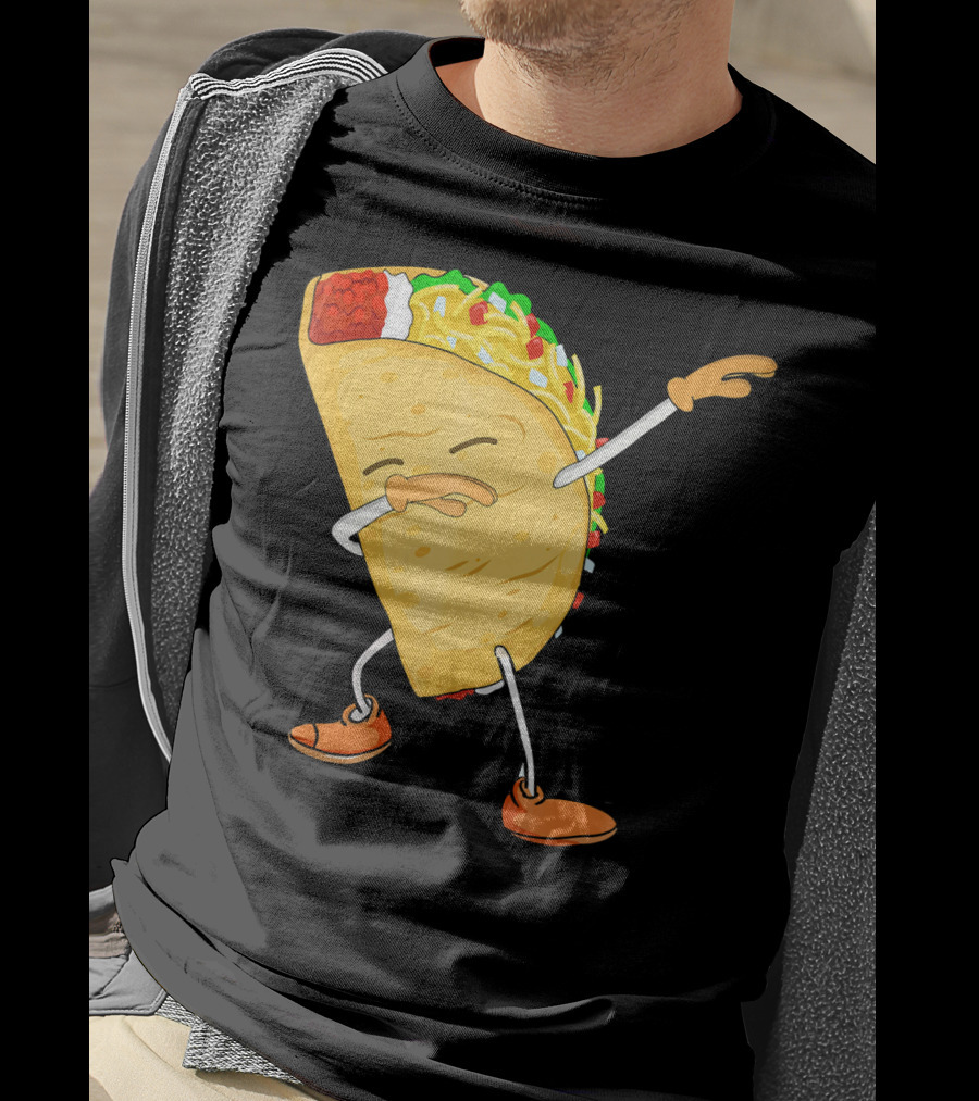 Dabbing Taco Mexican Food Lover Dance Fiesta T-Shirt