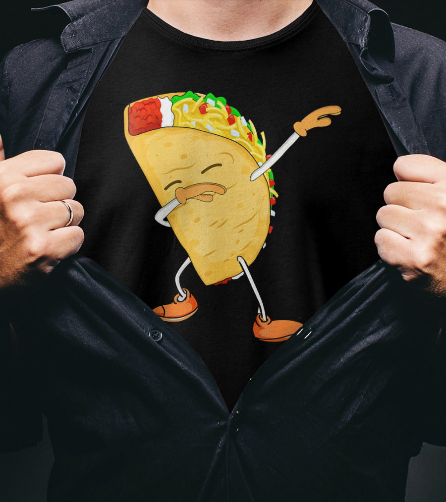 Dabbing Taco Mexican Food Lover Dance Fiesta T-Shirt