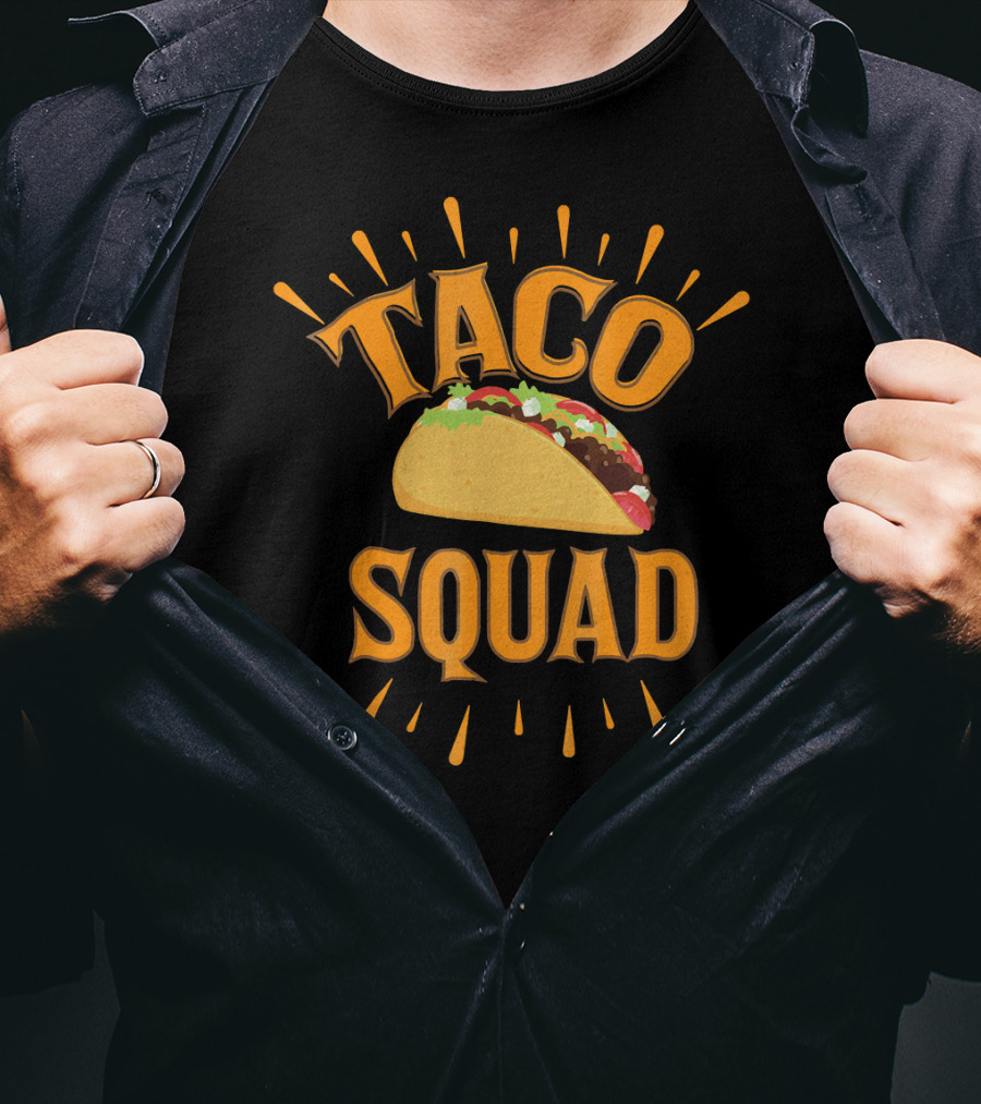 Taco Squad Funny Friends Taco T-Shirt