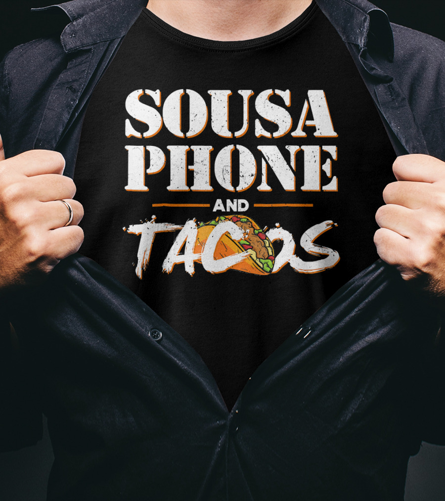 Sousaphone And Tacos Marching Band Humor T-Shirt