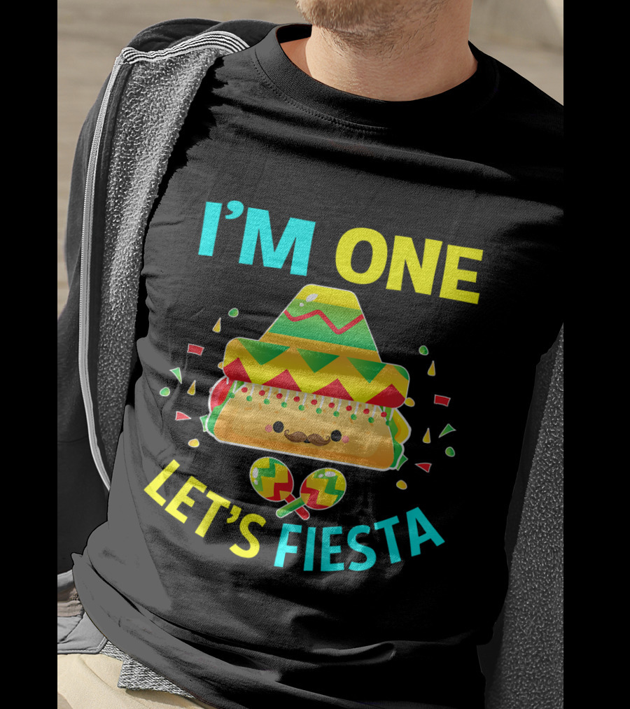 I'm One Let's Fiesta Taco 1st Birthday T-Shirt