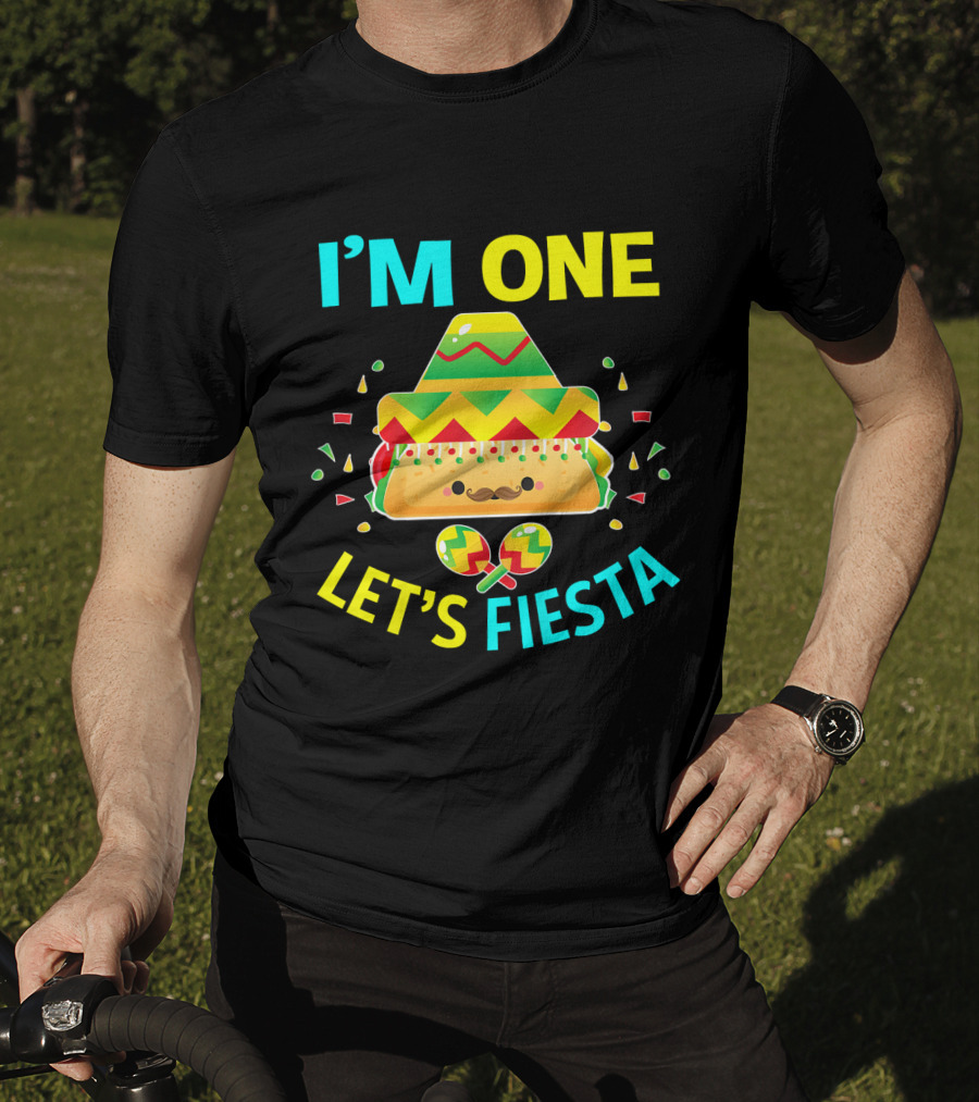 I'm One Let's Fiesta Taco 1st Birthday T-Shirt