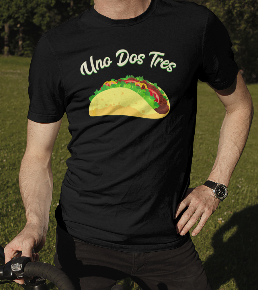 Uno Dos Tres Taco Kids Plus Curve Text T-Shirt