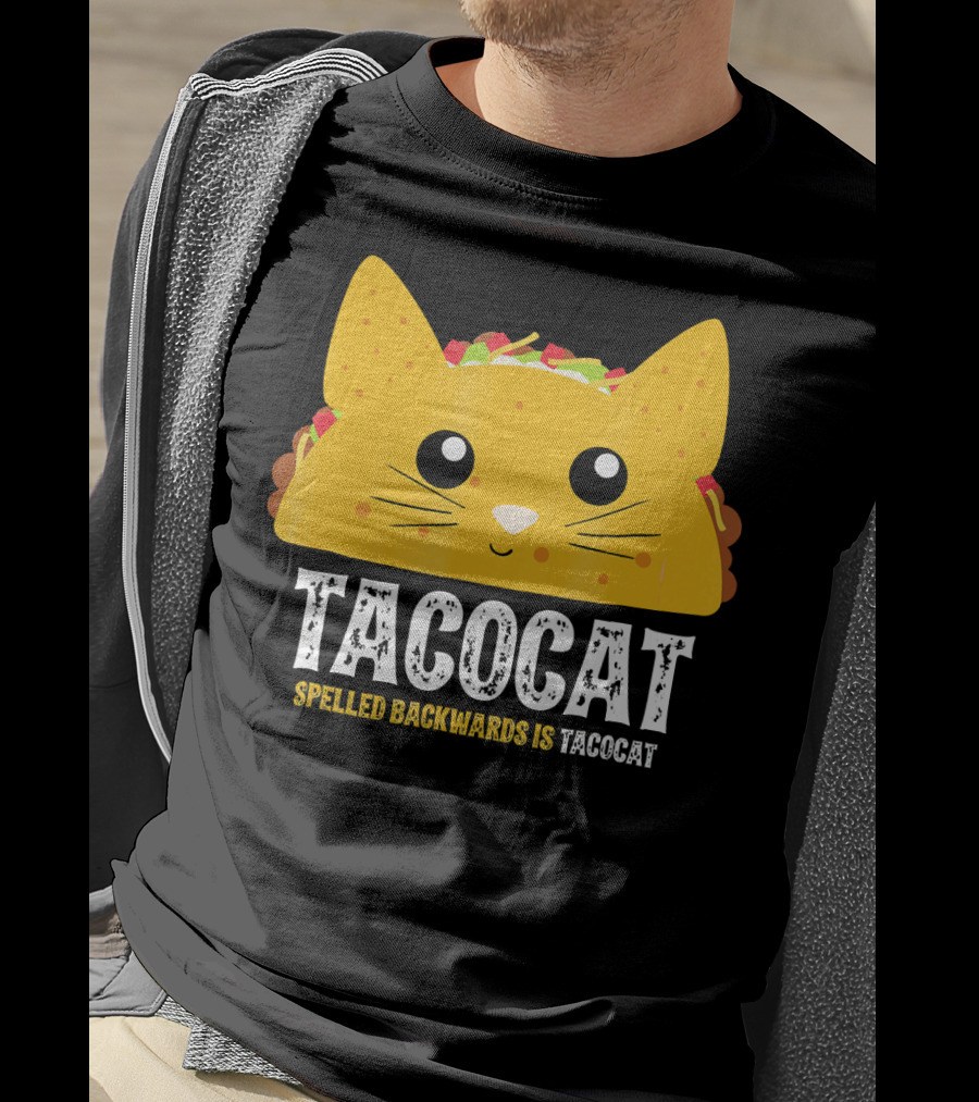 Taco Cat Spelled Backwards Is Tacocat Cute T-Shirt