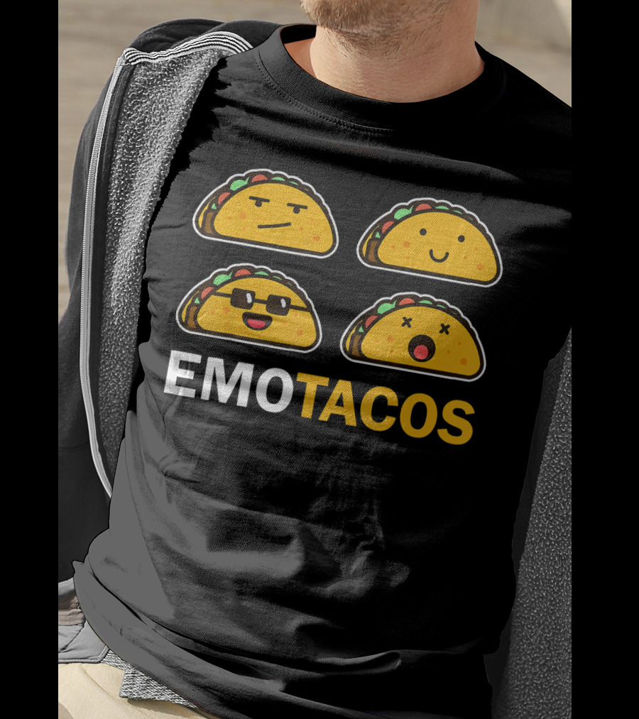 EMO TACOS Emojis Faces And Expressions T-Shirt