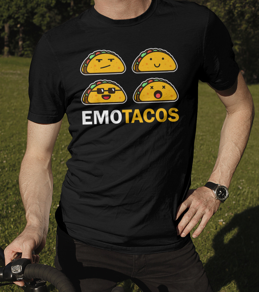 EMO TACOS Emojis Faces And Expressions T-Shirt