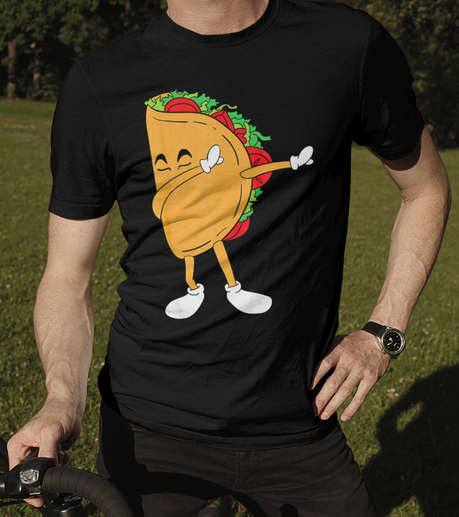 Dabbing Taco Mexico Funny Mexican Food T-Shirt