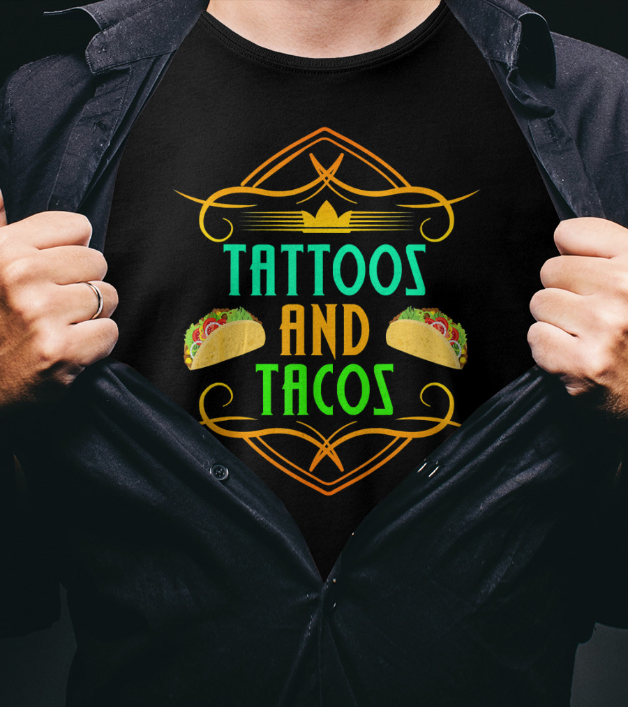 Tattoos And Tacos Sunday Vintage Lovers T-Shirt