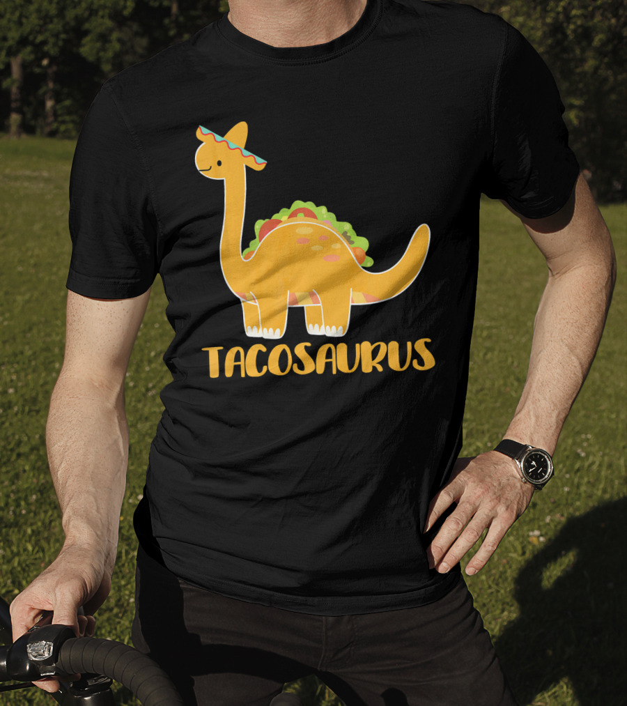 Tacosaurus Brachiosaurus Sombrero Funny Taco Dino T-Shirt