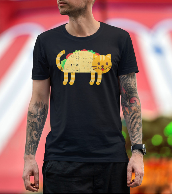 Premium T-Shirt: Taco Cat Kitty Kitten Funny Mexican Cinco de Mayo T-Shirt Taco Cat Kitty Kitten Funny Mexican Cinco de Mayo T-Shirt