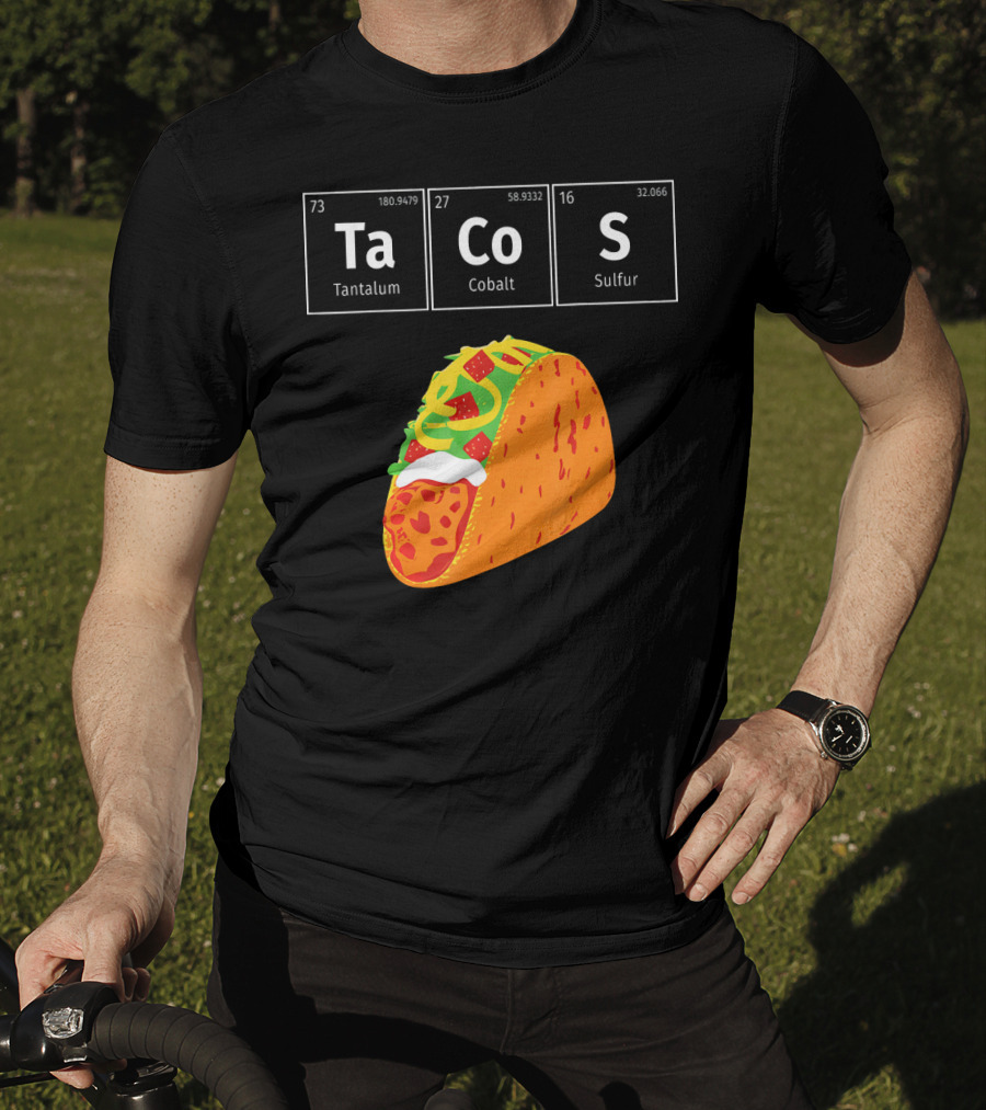Tantalum Cobalt Sulfur Mexican Tacos Elements T-Shirt