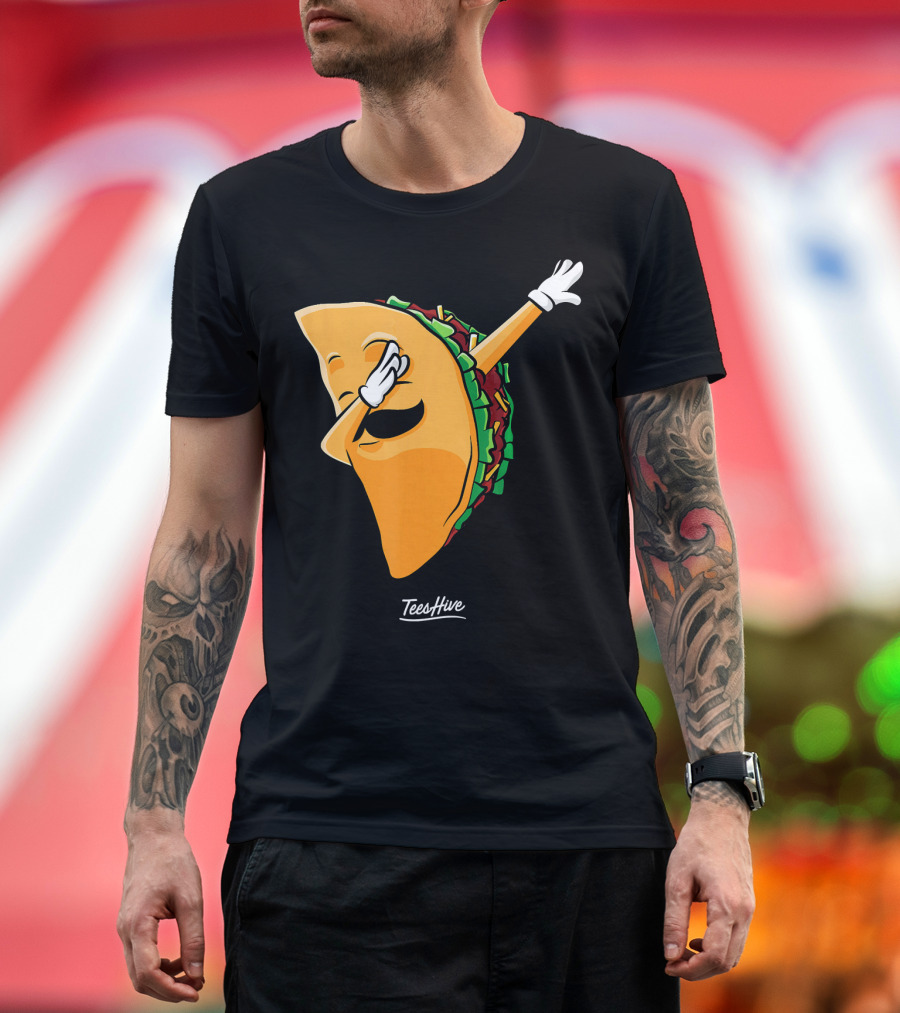 Dabbing Taco TeesHive Dab Dancing Taco Time T-Shirt