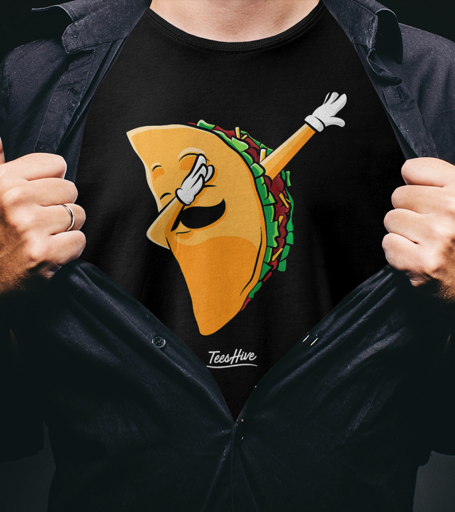 Dabbing Taco TeesHive Dab Dancing Taco Time T-Shirt