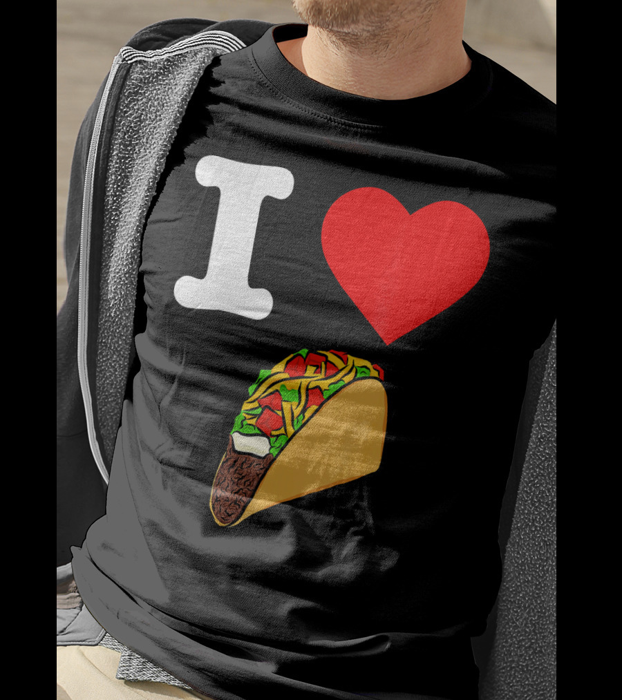 I Love Tacos I Heart Taco Tuesdays Taco I ❤️ 🌮 T-Shirt