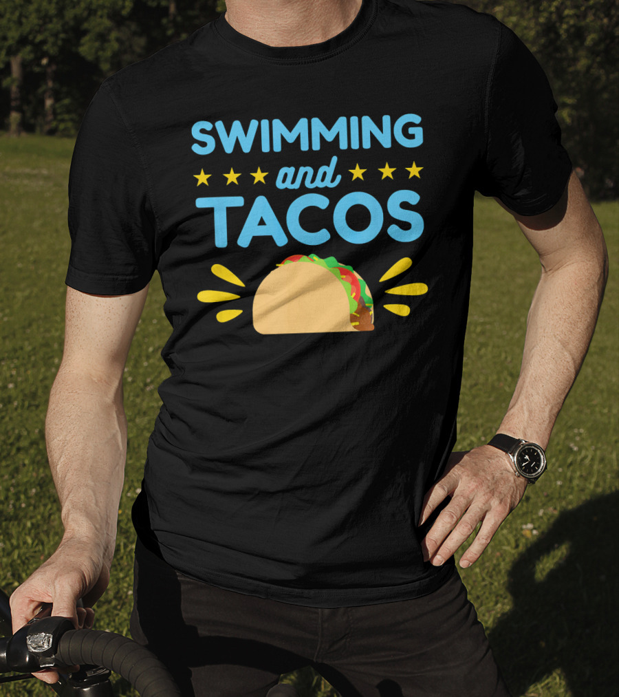 Swimming And Tacos Stars Taco T-Shirt