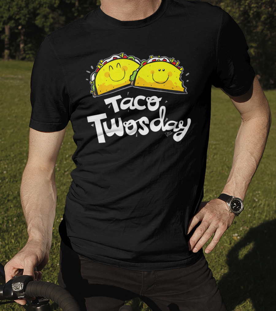 Taco Twosday Smiling Tacos Fun T-Shirt