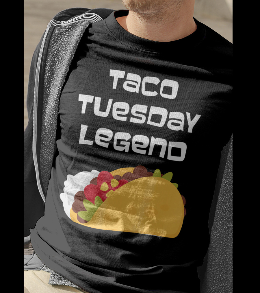 Taco Tuesday Legend Mexican Food Achievement T-Shirt