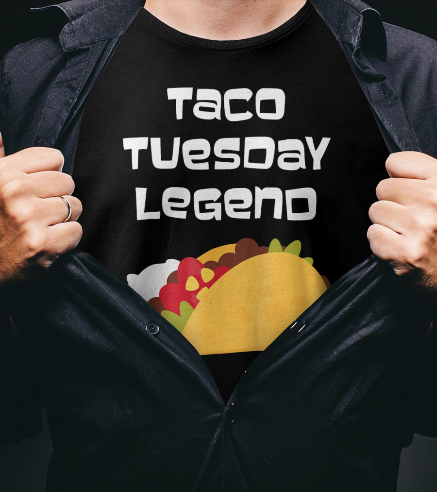 Taco Tuesday Legend Mexican Food Achievement T-Shirt