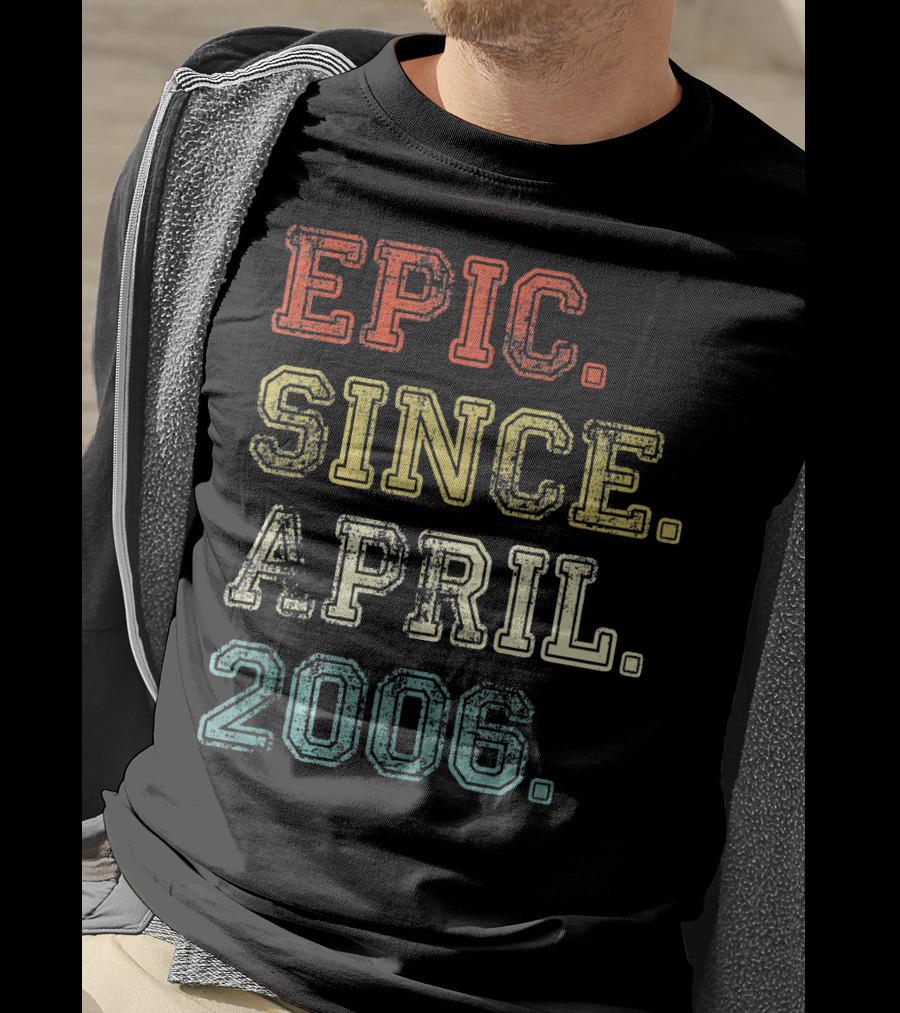 Epic Since April 2006 Retro 13 Years Old T-Shirt