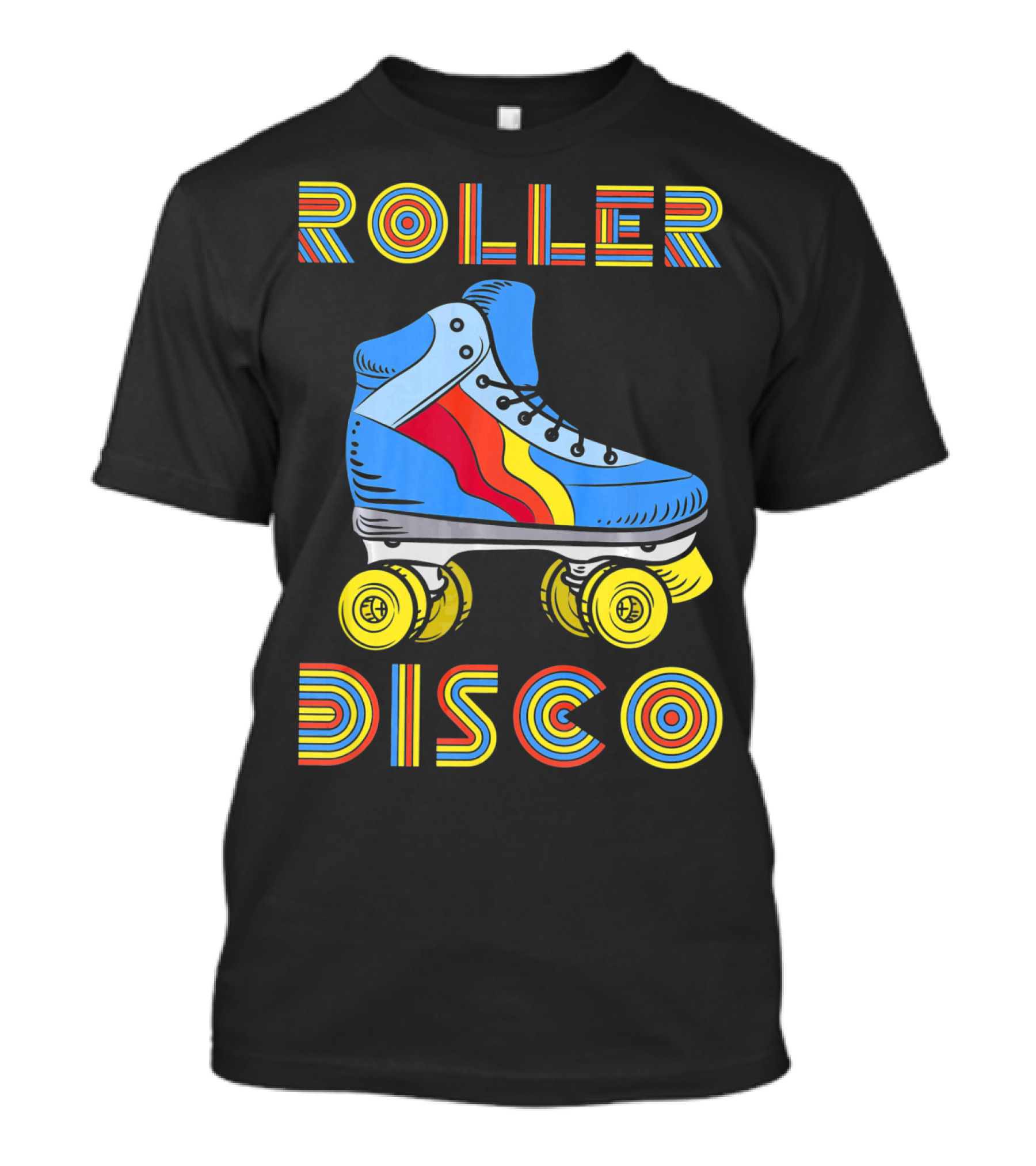 Retro 80s Roller Disco Skate Vibe T-Shirt