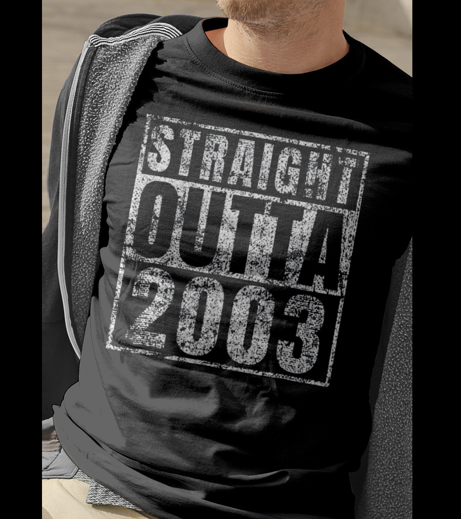 Straight Outta 2003 Sweet 16 Birthday Celebration T-Shirt