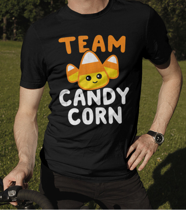 Halloween Funny Team Candy Corn Cute Lazy Cos T-Shirt