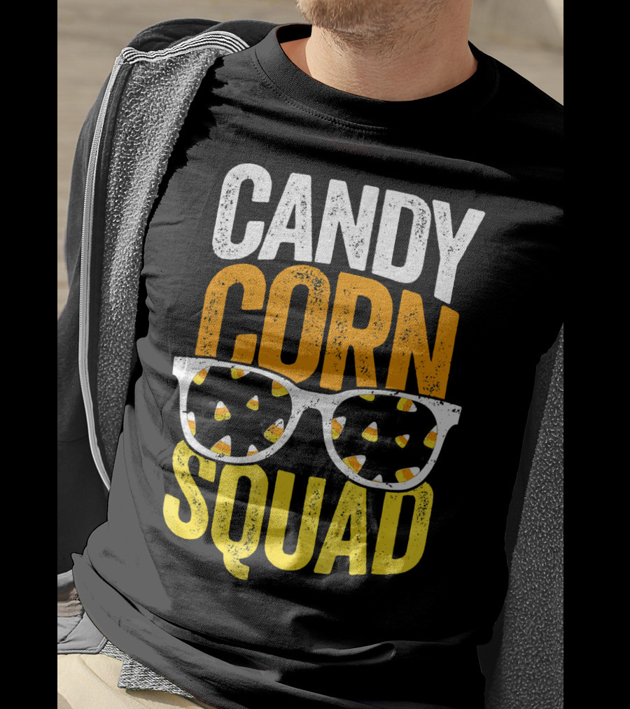 Candy Corn Squad Halloween Party Sunglasses T-Shirt