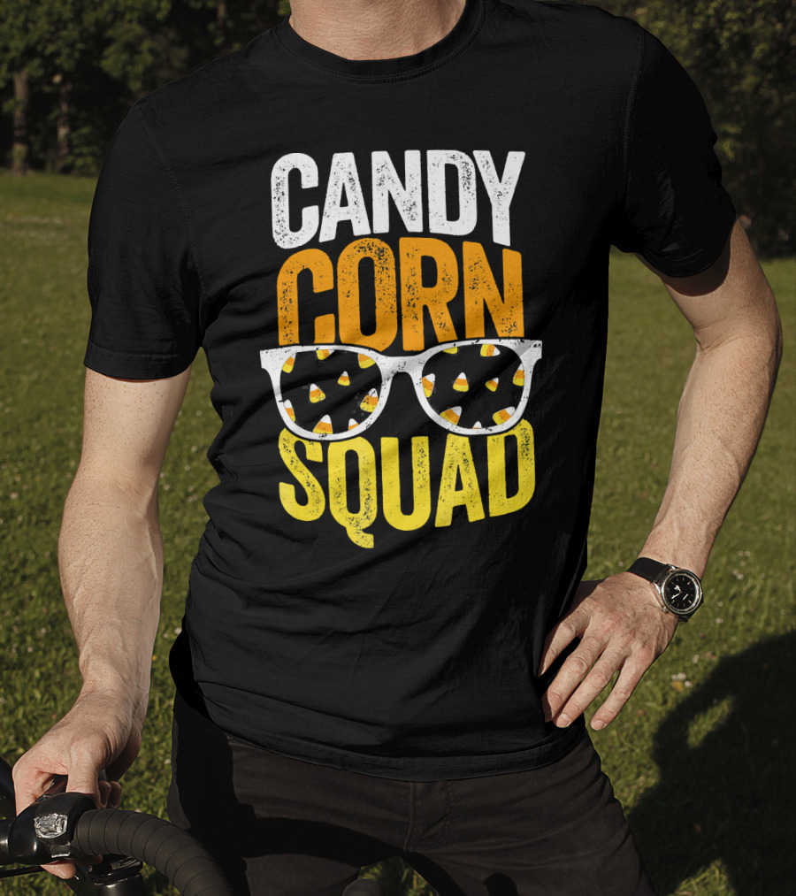 Candy Corn Squad Halloween Party Sunglasses T-Shirt