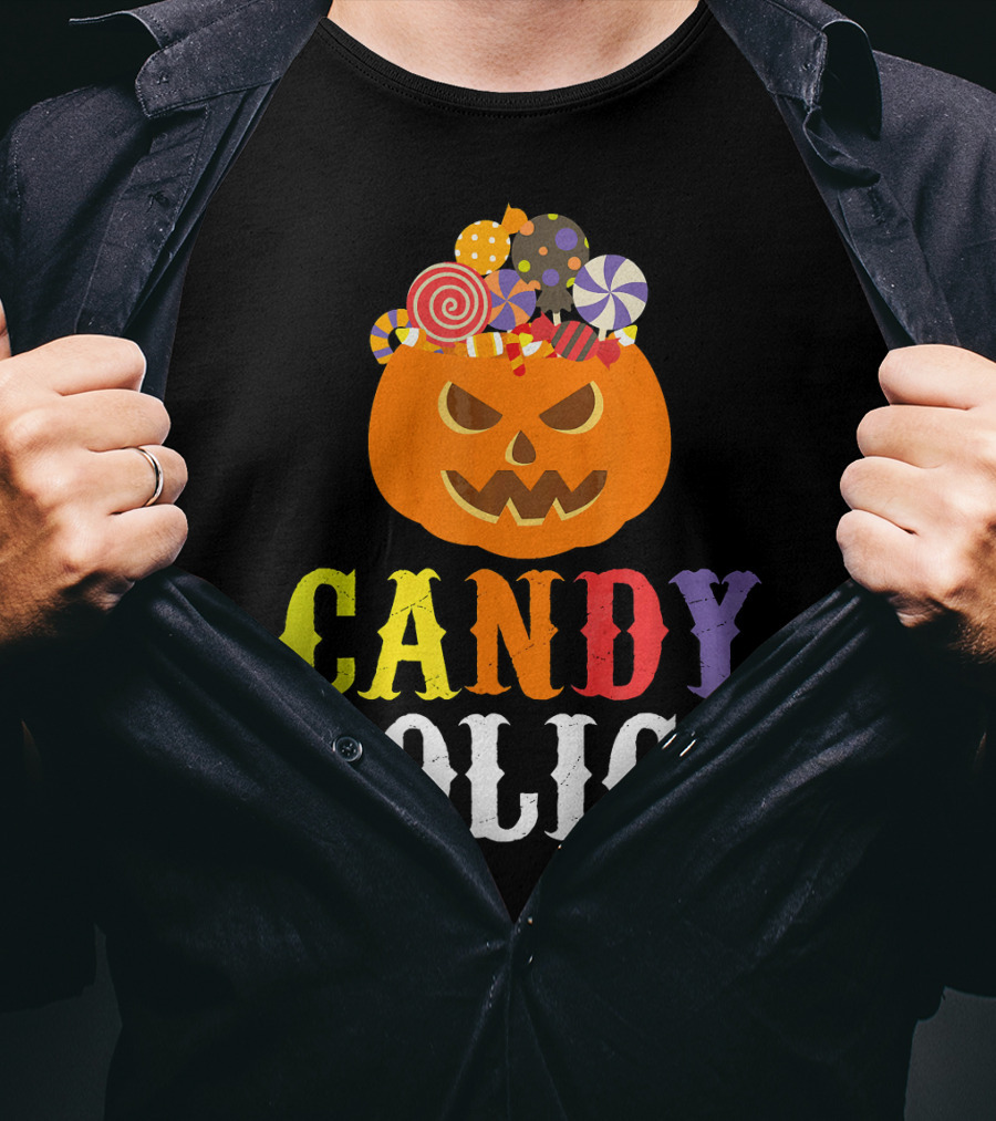 Candy Police Jack O Lantern Halloween Sweets T-Shirt