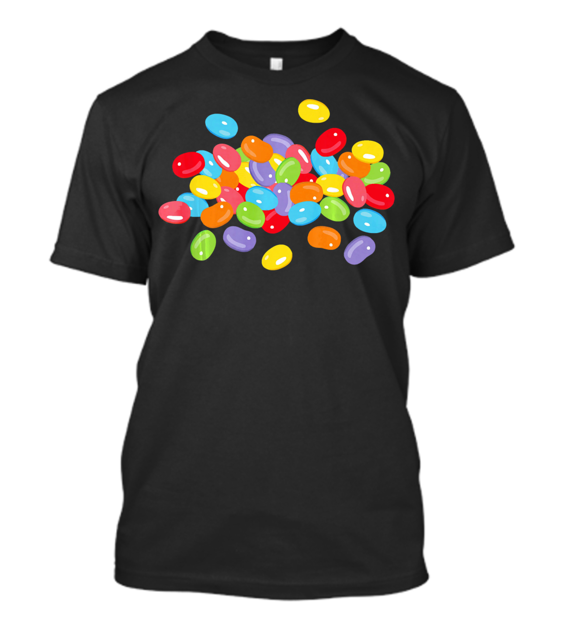 Cute Colorful Jelly Beans Candy Lover Easter Holiday T-Shirt