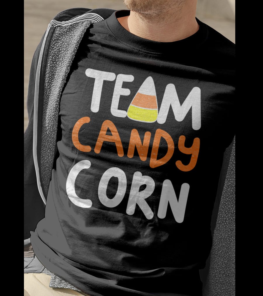 Team Candy Corn Halloween Treat Enthusiasts T-Shirt